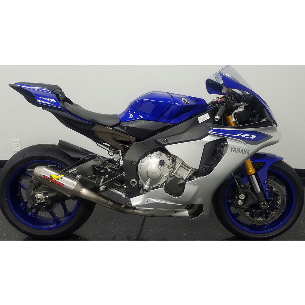 2015-2026 Yamaha R1 Graves Motorsports Full Titanium Exhaust