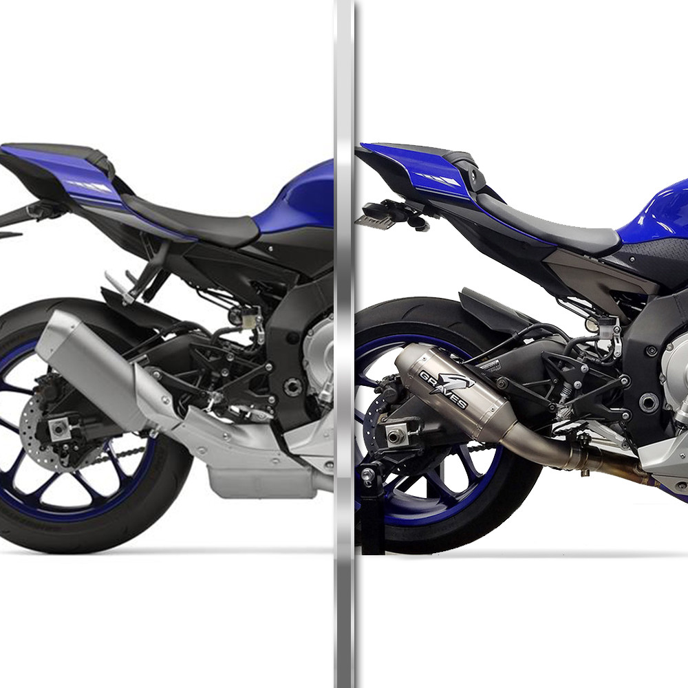 2015-2026 Yamaha R1 Graves Motorsports Cat Eliminator Exhaust