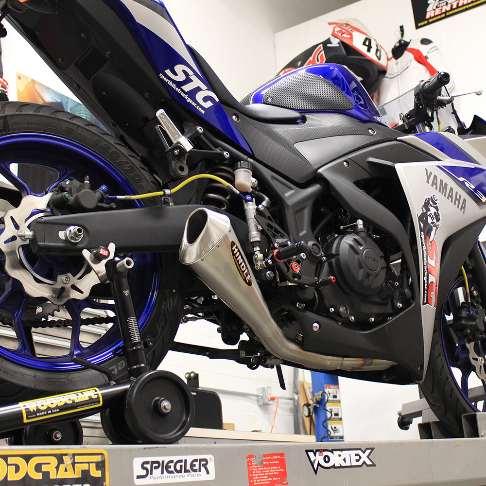 Hindle Yamaha R3 2015-2026 EVO Megaphone Full Exhaust System