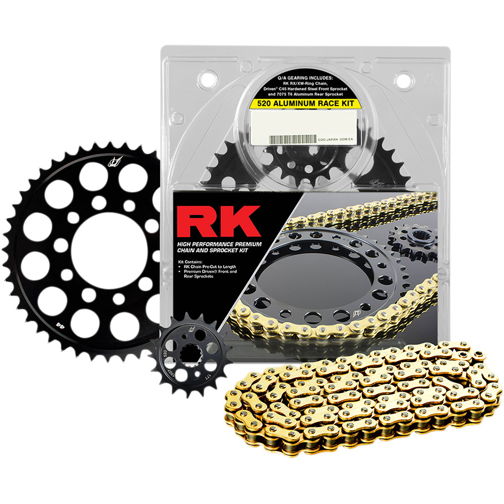 RK / Driven Kawasaki Ninja 650R 10-15 Aluminum Race Chain and