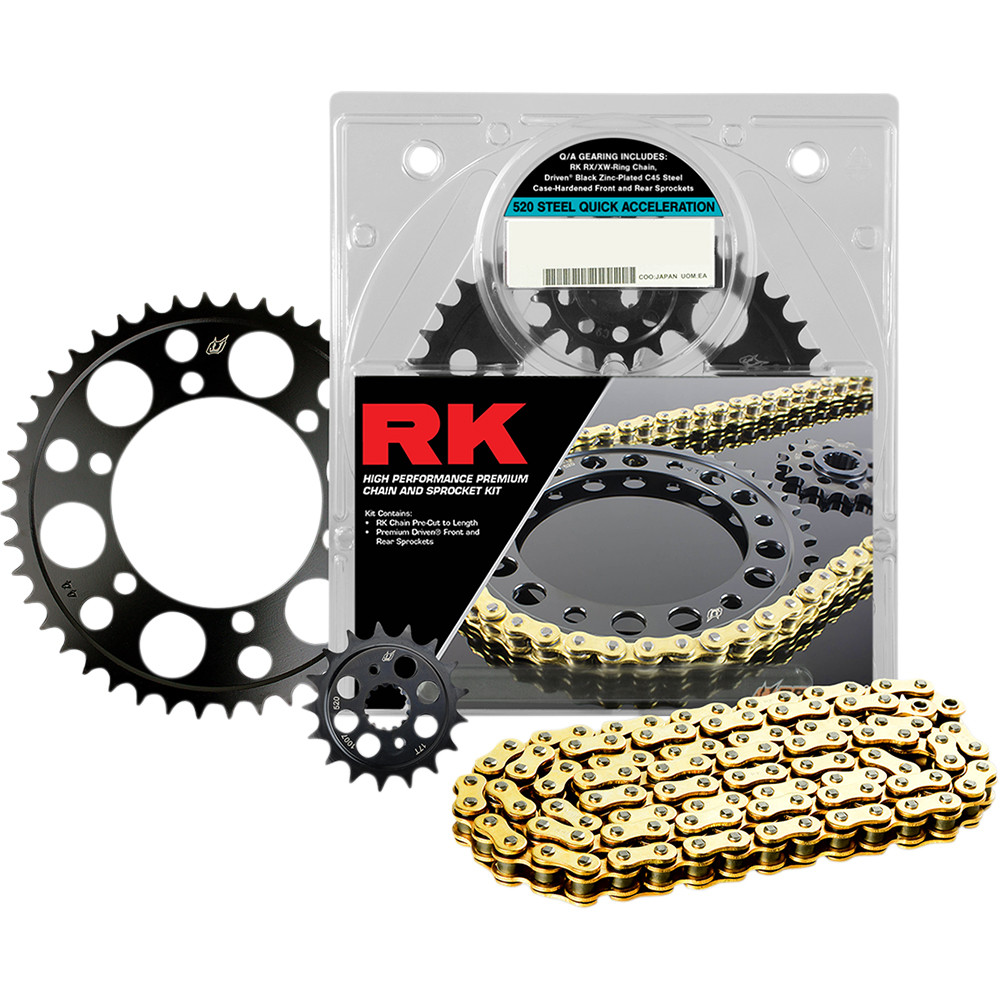 full RK / Driven Kawasaki ZX-10R 08-10 Quick Acceleration Chain Kit