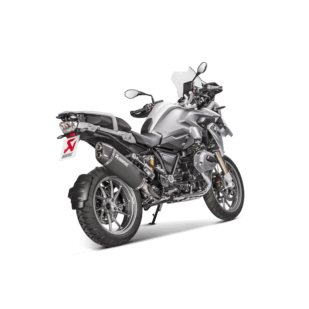 Akrapovic BMW R1200GS 13-18 Black Titanium Slip-On Exhaust