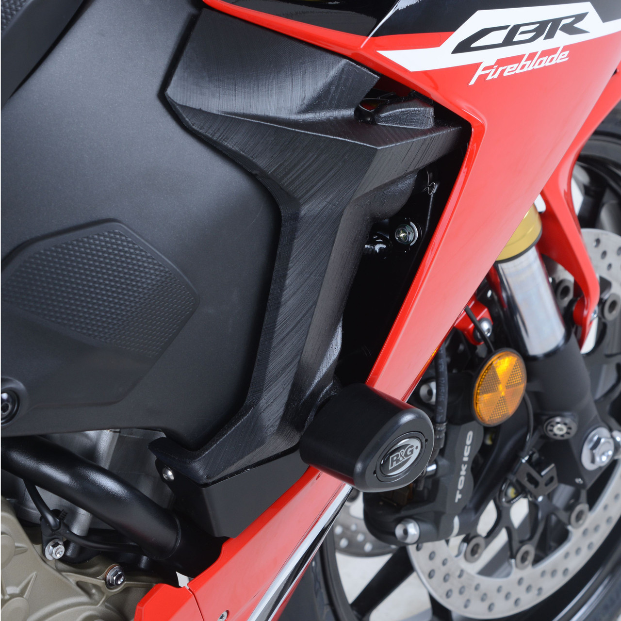 K R&G Racing Honda CBR1000RR 2017-2019 Aero Style Frame Sliders (No Cut)