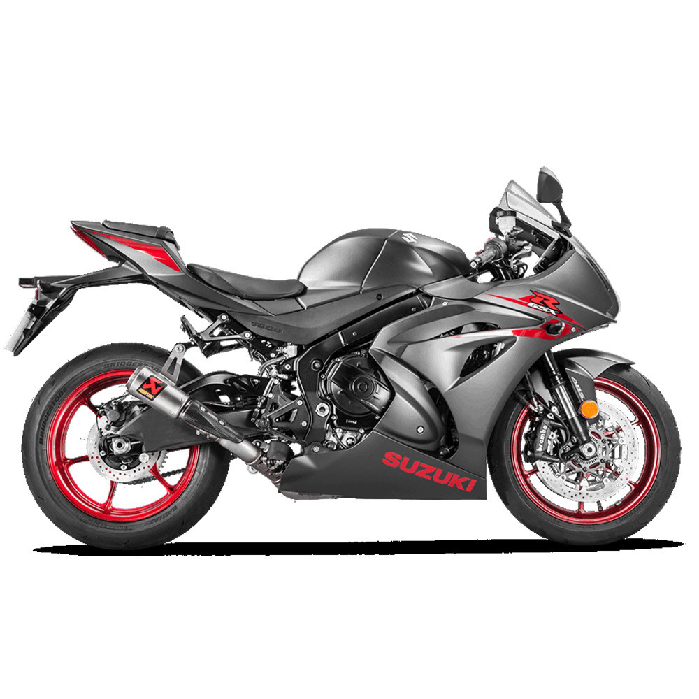Akrapovic Suzuki GSXR 1000 2017-2026 Titanium GP Slip-On Exhaust