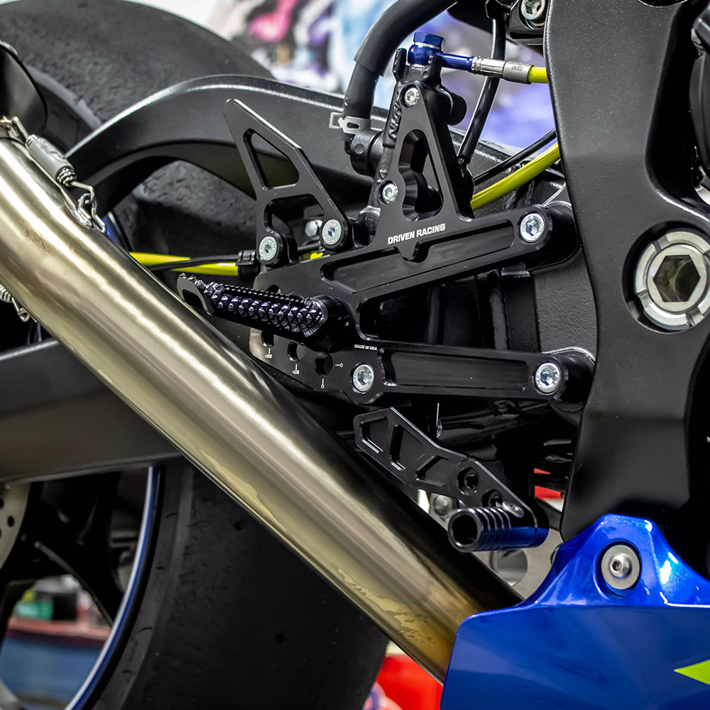 2017-2025 Suzuki GSXR 1000 Driven TT Rearsets DRP-731