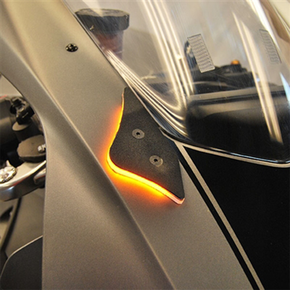 New Rage Cycles Yamaha R1 2015-2019 Mirror Eliminators w/ LED Turn