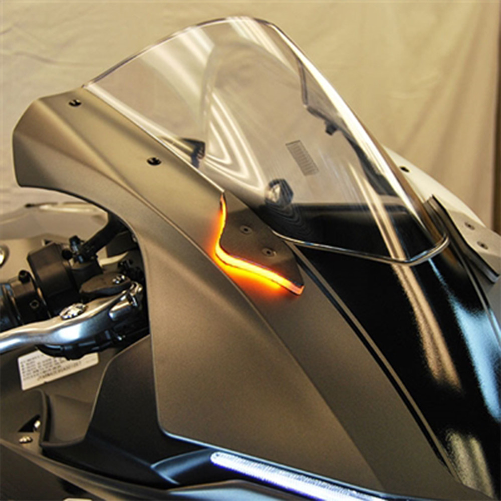 New Rage Cycles Yamaha R1 2015-2019 Mirror Eliminators w/ LED Turn