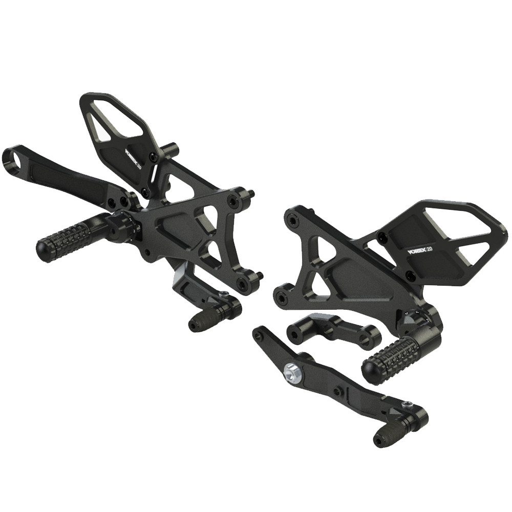 YAMAHA YZF-R1 バイクパーツ テール 上下セット Yamaha R1 2015-2026 Vortex Rearsets V3 2.0