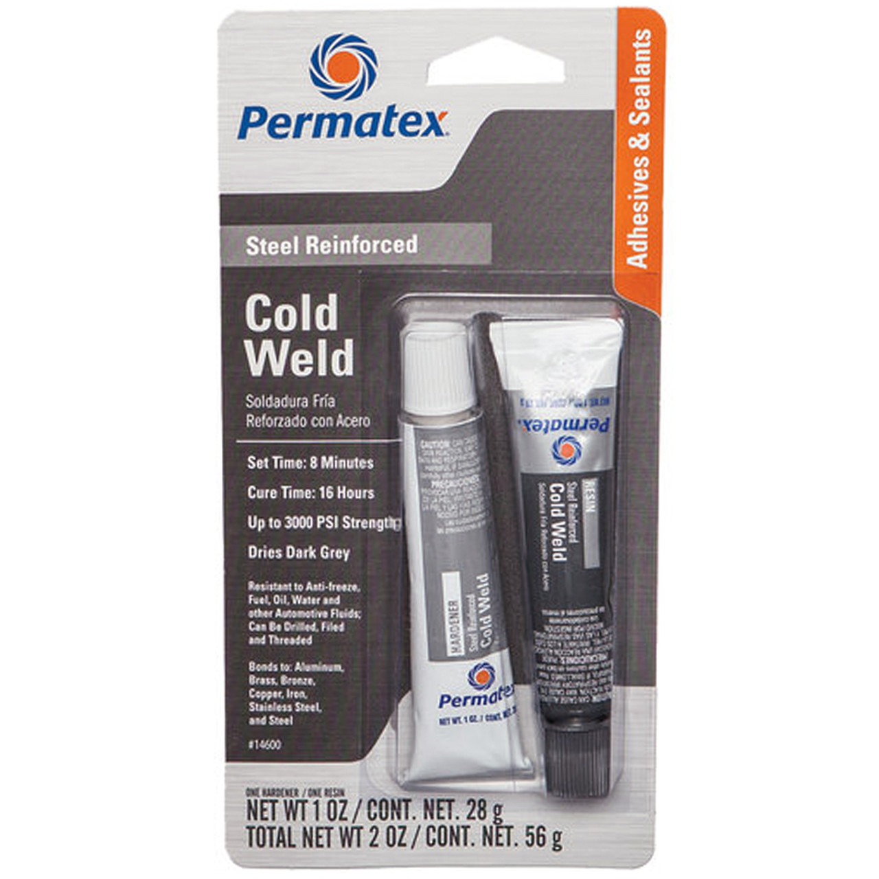 Permatex® Cold Weld 2 Part Epoxy, 2 OZ – Permatex