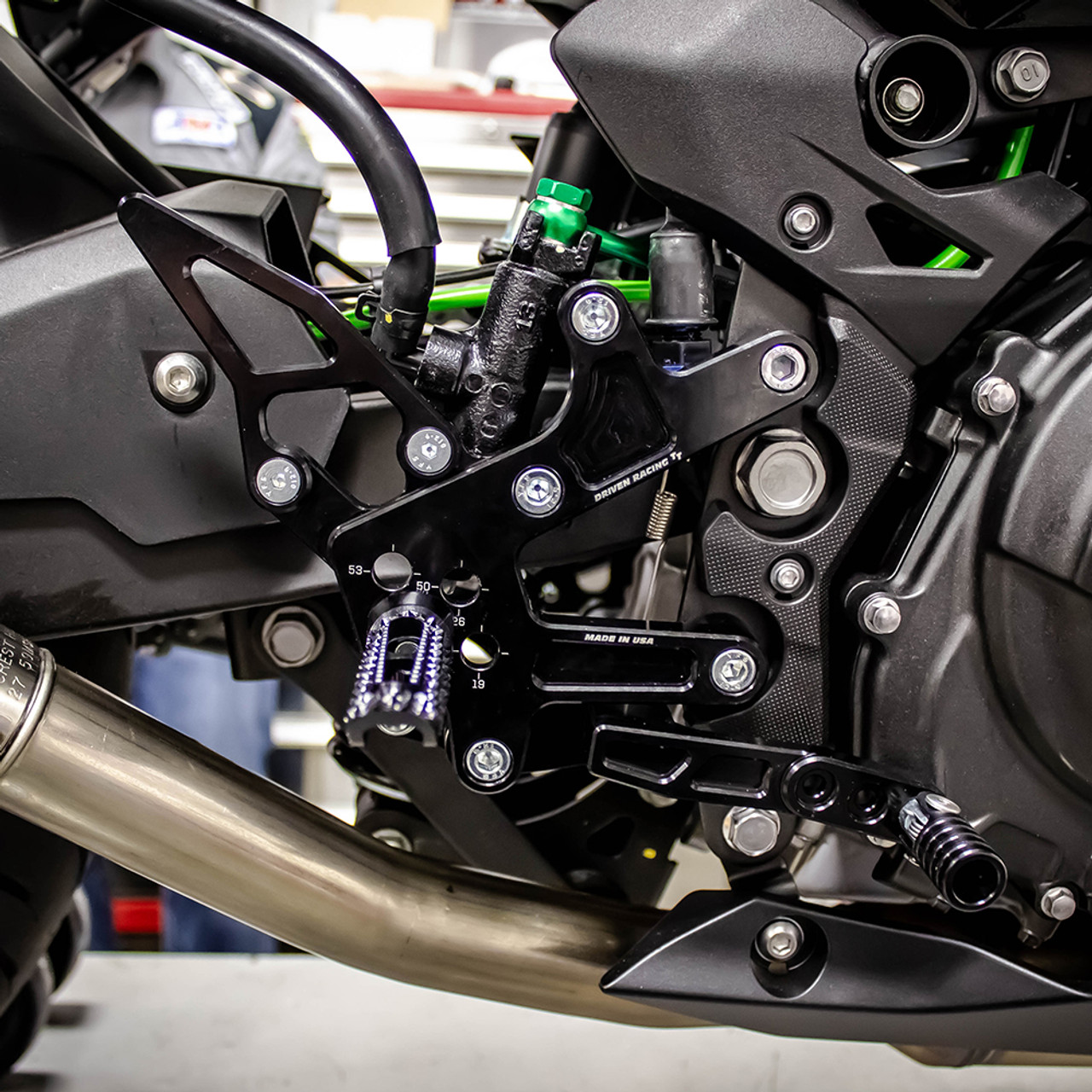 Driven TT Rearsets Kawasaki Ninja ZX 400 20182023