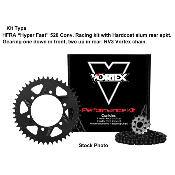 Vortex Yamaha FZ09 2014-2017 V3 Chain and Sprocket Kit