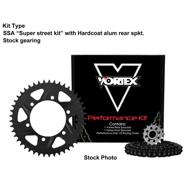 Vortex Yamaha MT07 2018-2024 V3 Chain and Sprocket Kit