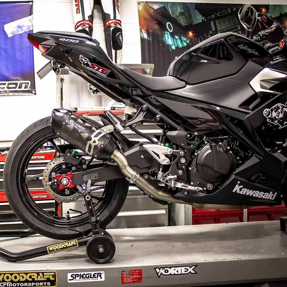 Two Brothers Kawasaki Ninja 400 20182022 S1R SlipOn Exhaust