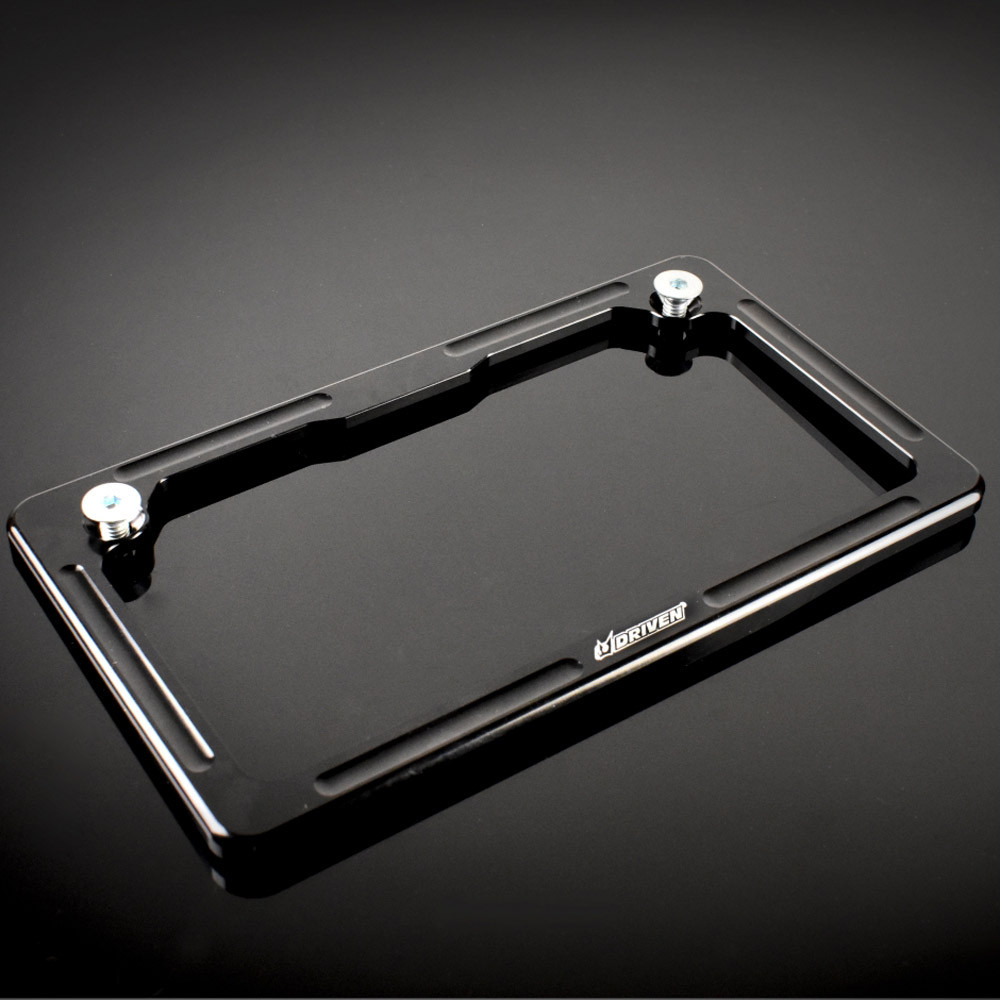 Driven Billet Aluminum License Plate Frame Sportbike Track Gear