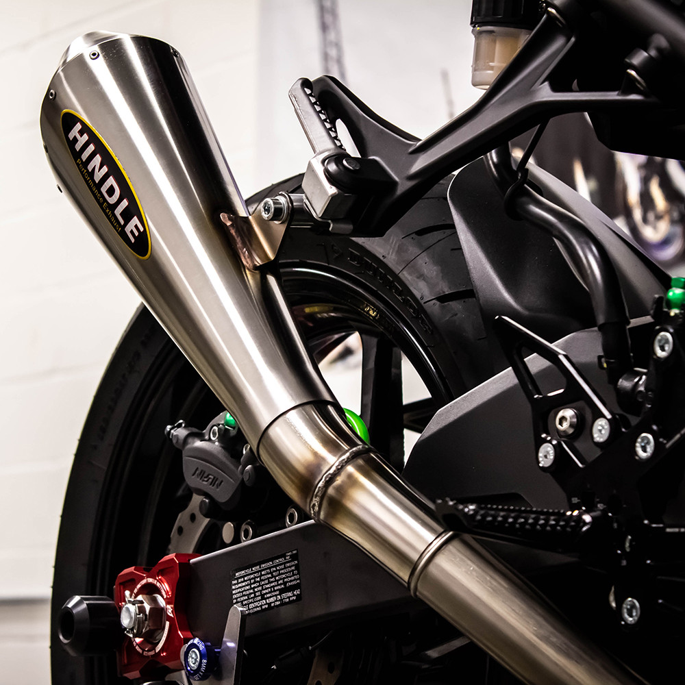 Hindle Kawasaki Ninja 400 2018-2023 EVO Megaphone Slip-on Exhaust