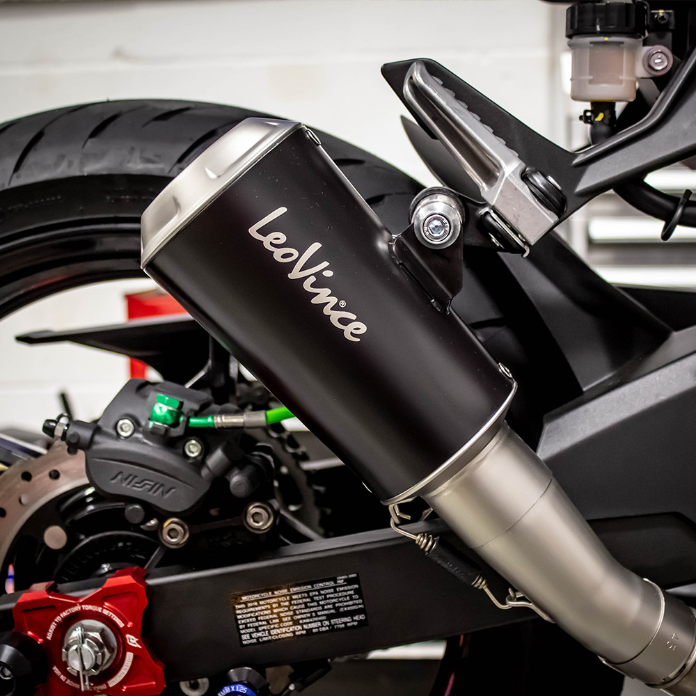 Leo Vince Kawasaki Ninja 400 2018-2023 LV-10 Slip-On Exhaust