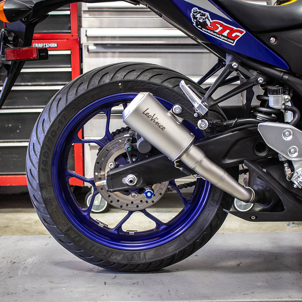 Leo Vince Yamaha R3 2015-2026 LV-10 Slip-On Exhaust