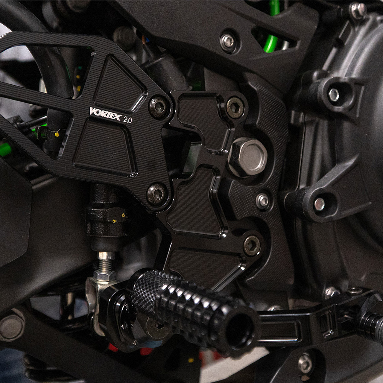 Kawasaki Ninja 400 20182022 Vortex Rearsets V3 2.0