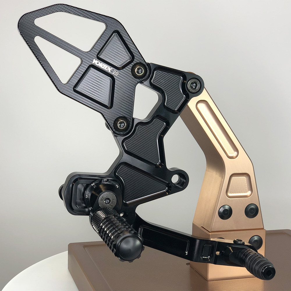 Kawasaki Ninja 400 2018-2023 Vortex Rearsets V3 2.0