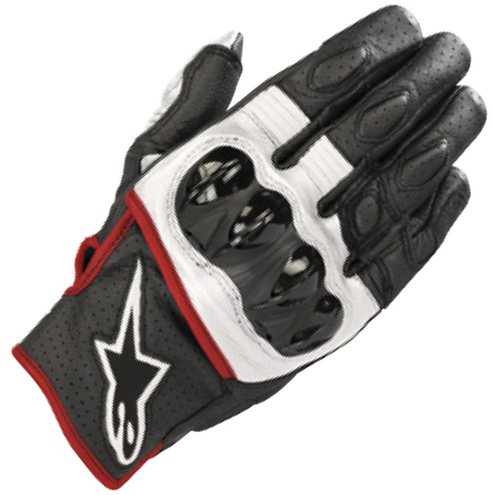 Alpinestars Celer V2 Motorradhandschuhe – Sommerhandschuhe Aus Leder Mit Knöchelschutz & Handgelenkstraffung