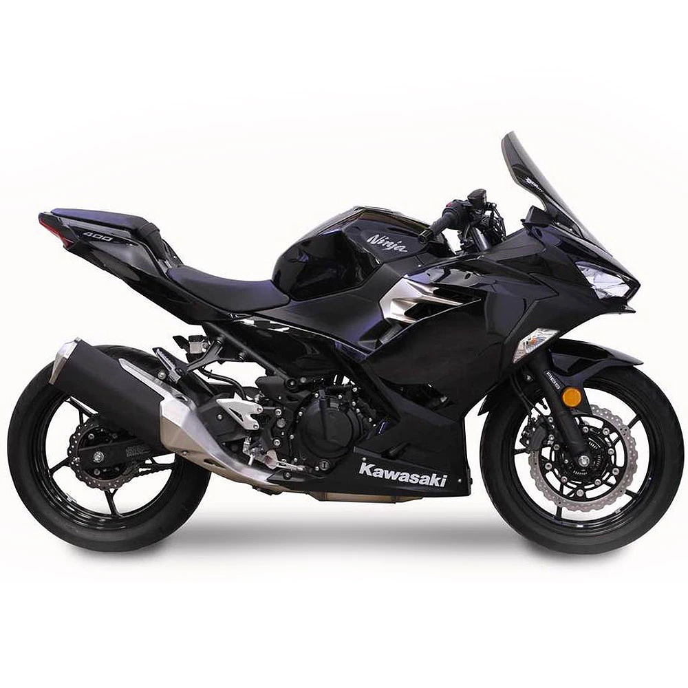 Motorcycle Windscreen Windshield for Kawasaki Ninja400 Ninja 400 2018 2019 2020 2021 2022 2023 2024 Adventure Sport Wind Screen Fairing Deflector Protector (Light Smoke