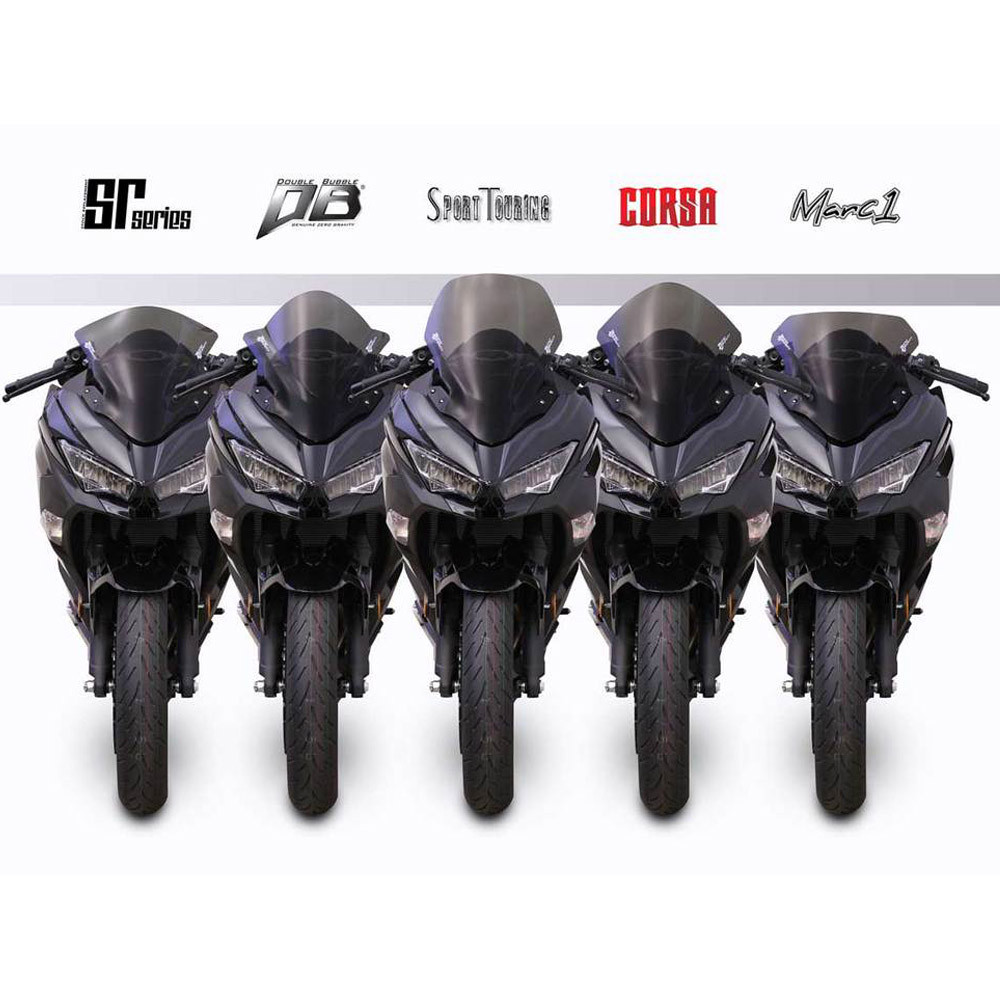 ZERO GRAVITY スクリーン クリア ninja400/250(18〜) Zero Gravity Kawasaki Ninja 400 2018-2023 Sport Touring Windscreen