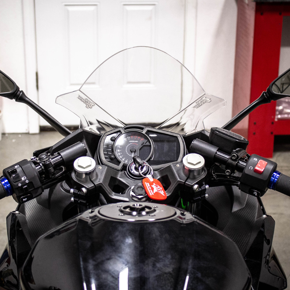 Zero Gravity Kawasaki Ninja 400 20182021 Double Bubble Windscreen