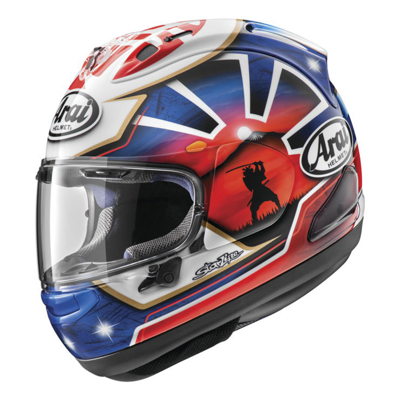 Arai CorsairX Dani Samurai2 Helmet Sportbike Track Gear