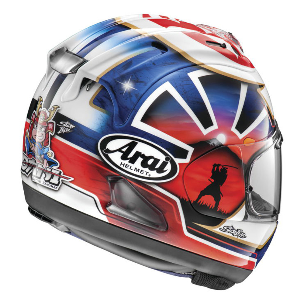 Arai Corsair-X Dani Samurai-2 Helmet - Sportbike Track Gear