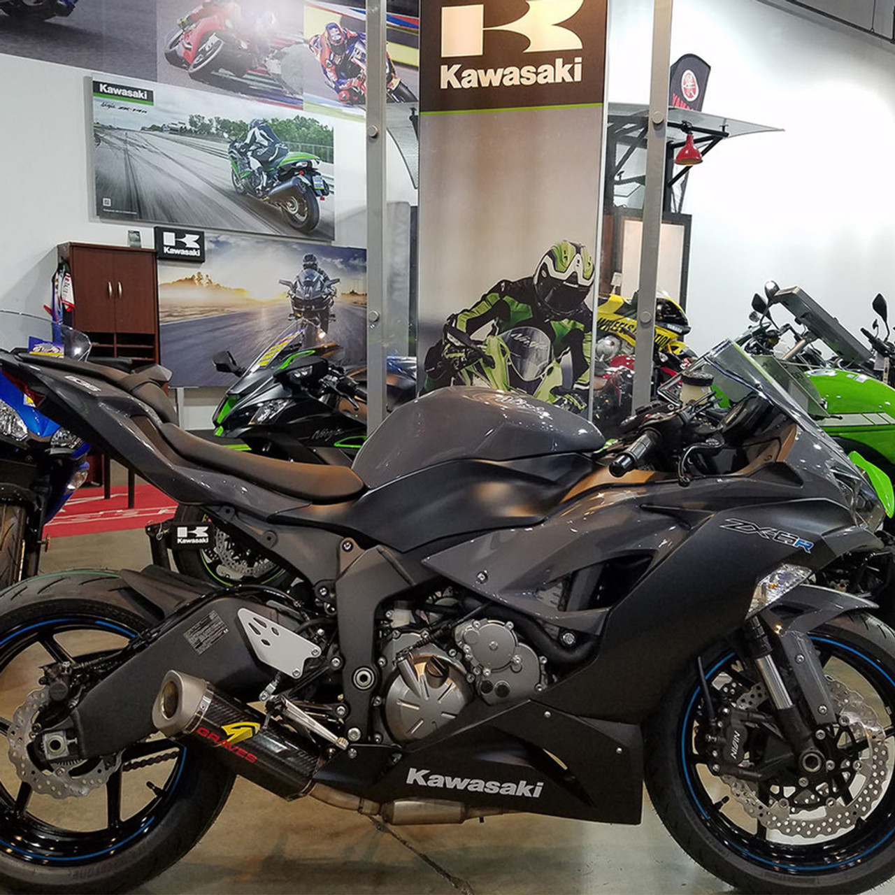 Graves Motorsports Kawasaki ZX6R 2019-2025 Cat Back Exhaust