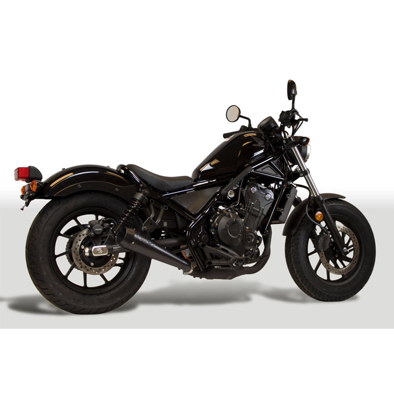 Honda rebel 300 slip on exhaust Clearance