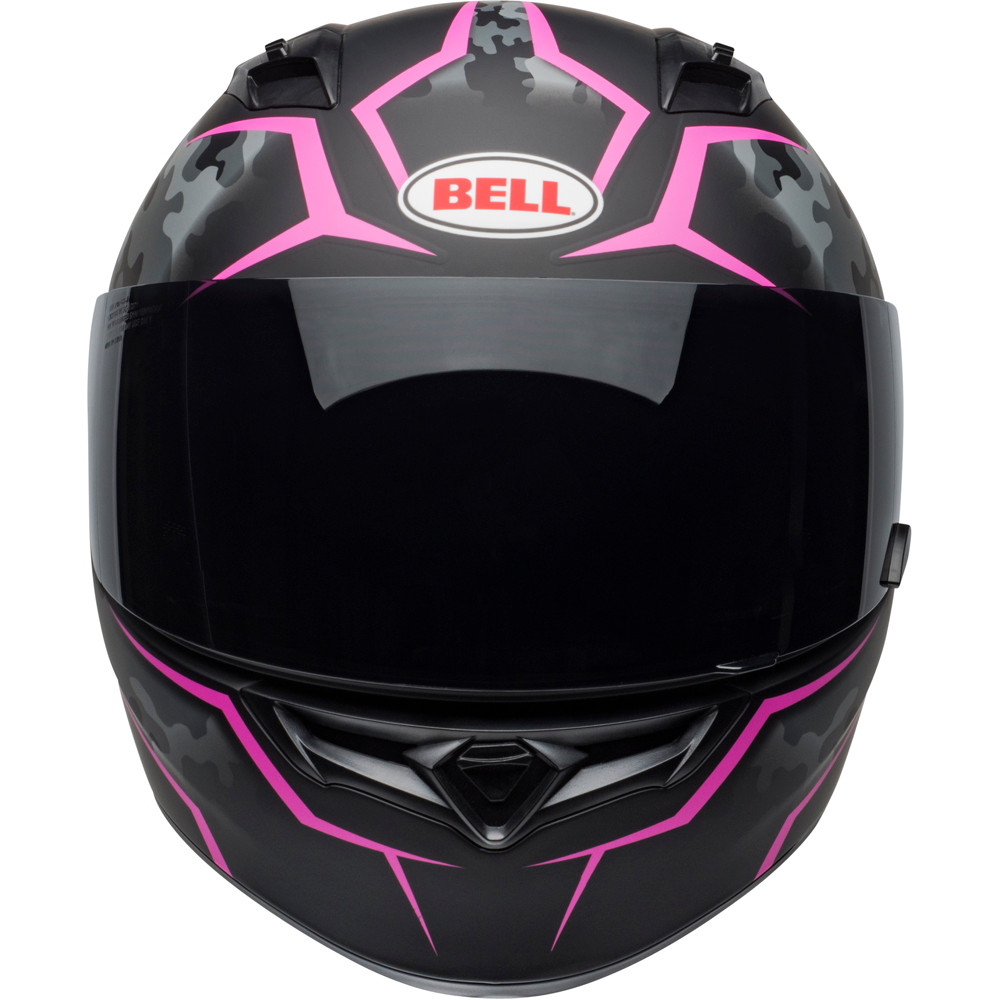 bell ria bike helmet black & pink Sanction 2 DLX MIPS Bonehead Pink/Torquoise With a slight side Bell Qualifier Helmet Stealth Camo