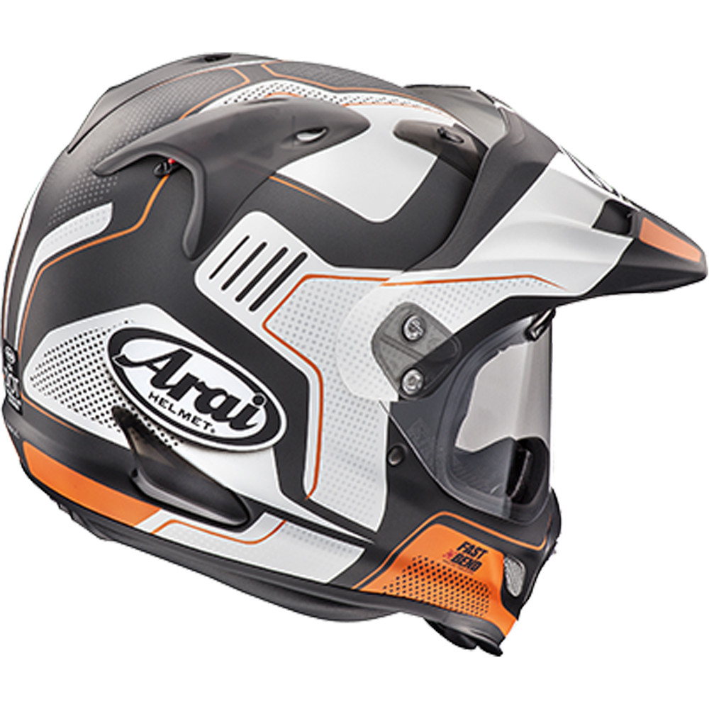 arai ec xd4 XD-4 Adventure Helmet | TMBR MOTO away side/temple crown pads give the option of 10 mm more interior width if needed Arai XD4 Vision Helmet
