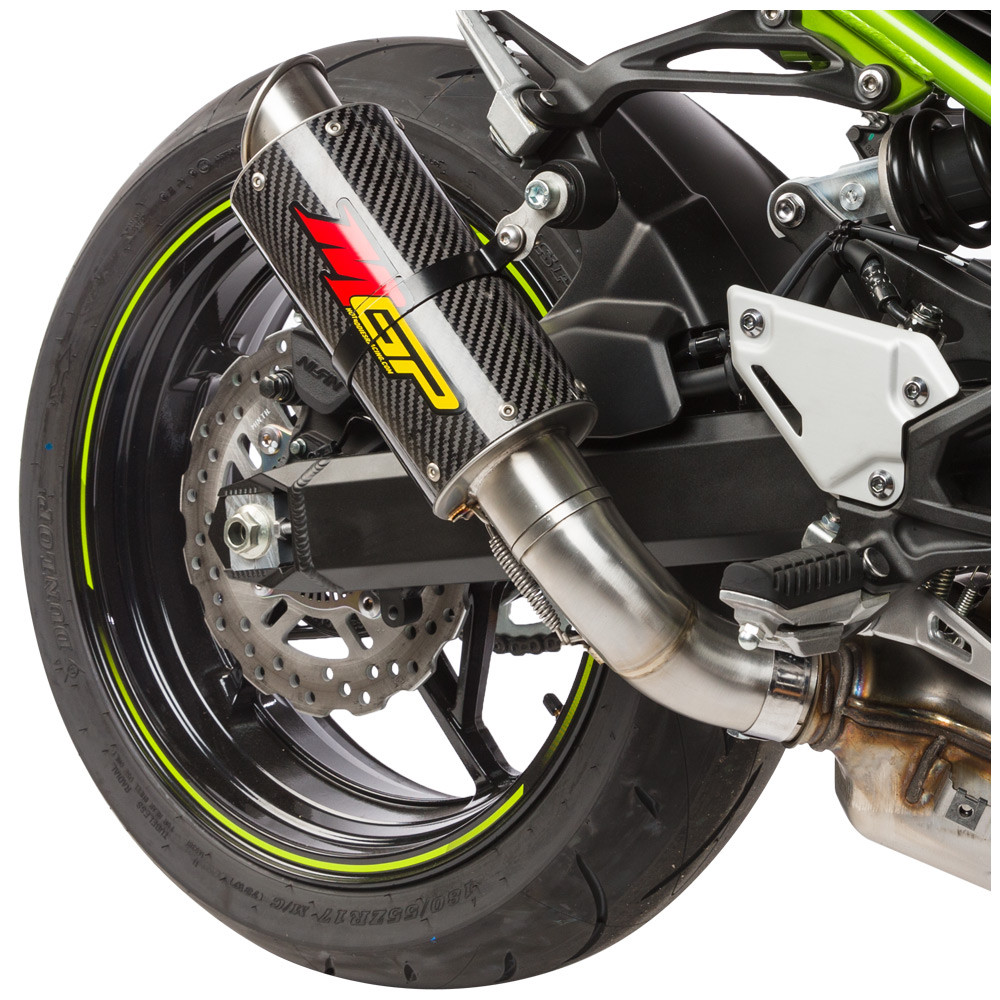 Z900 ZR900B 17-19 ホットボディーズ レーシング MGPマフラー Hotbodies Racing Kawasaki Z900 2017-2026 MGP Exhaust