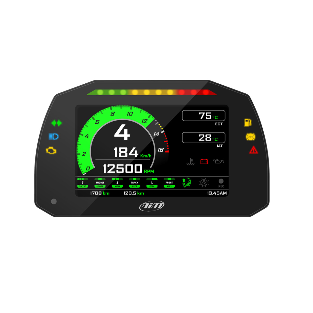 AiM MXK10 Kawasaki ZX-10R 11-15 Plug & Play Dash Logger