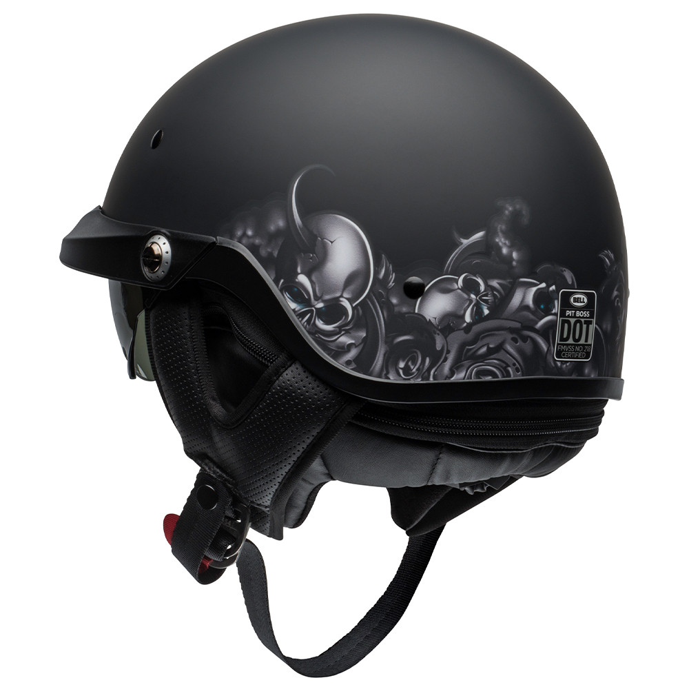 Bell Pit Boss Roses Helmet [X-Large/XX-Large] - Sportbike Track Gear