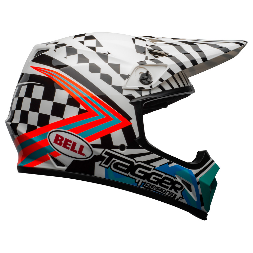 Bell MX-9 MIPS Tagger Check Me Out Helmet [Large] - Sportbike