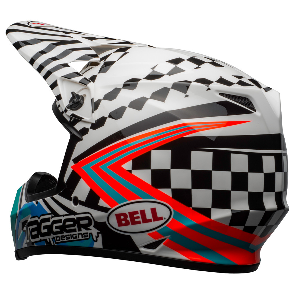 Bell MX-9 MIPS Tagger Check Me Out Helmet [Large] - Sportbike