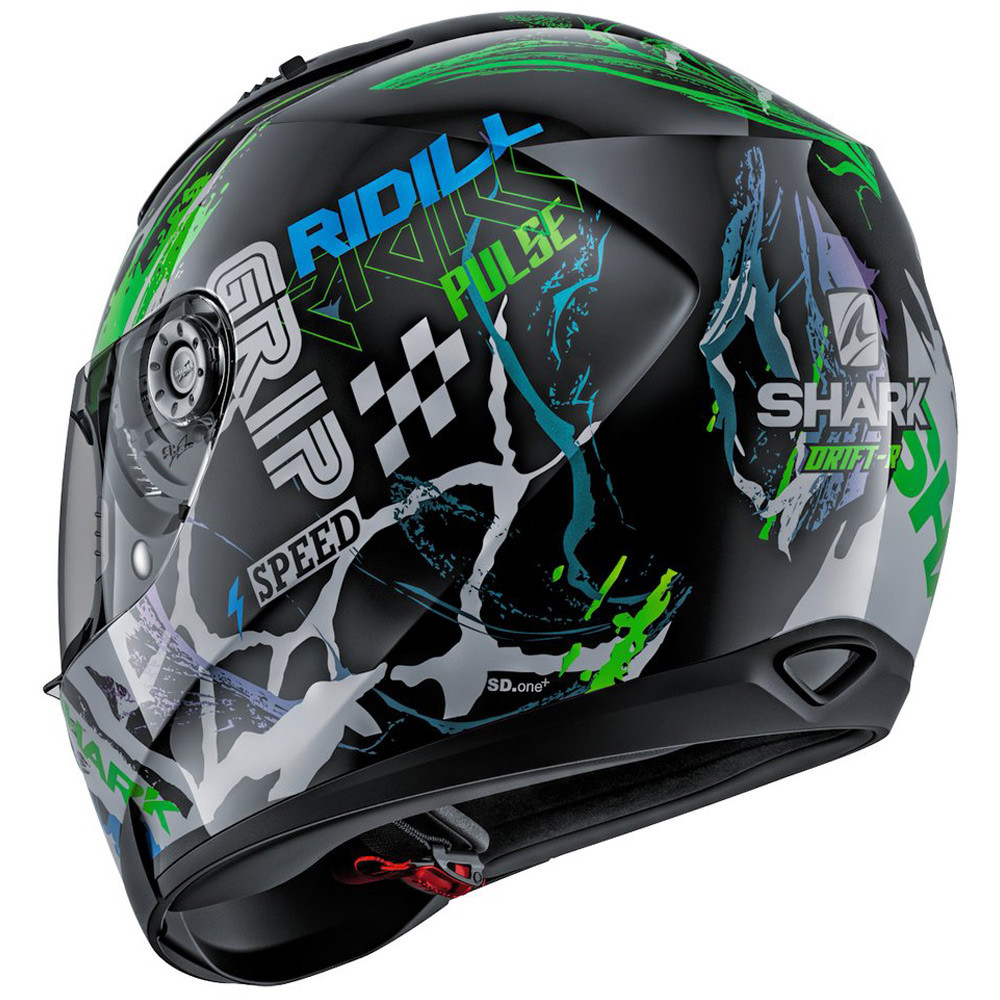 Shark Ridill 1.2 Drift R Mat サイズM Shark Ridill Drift-R Helmet [Medium] - Sportbike Track Gear