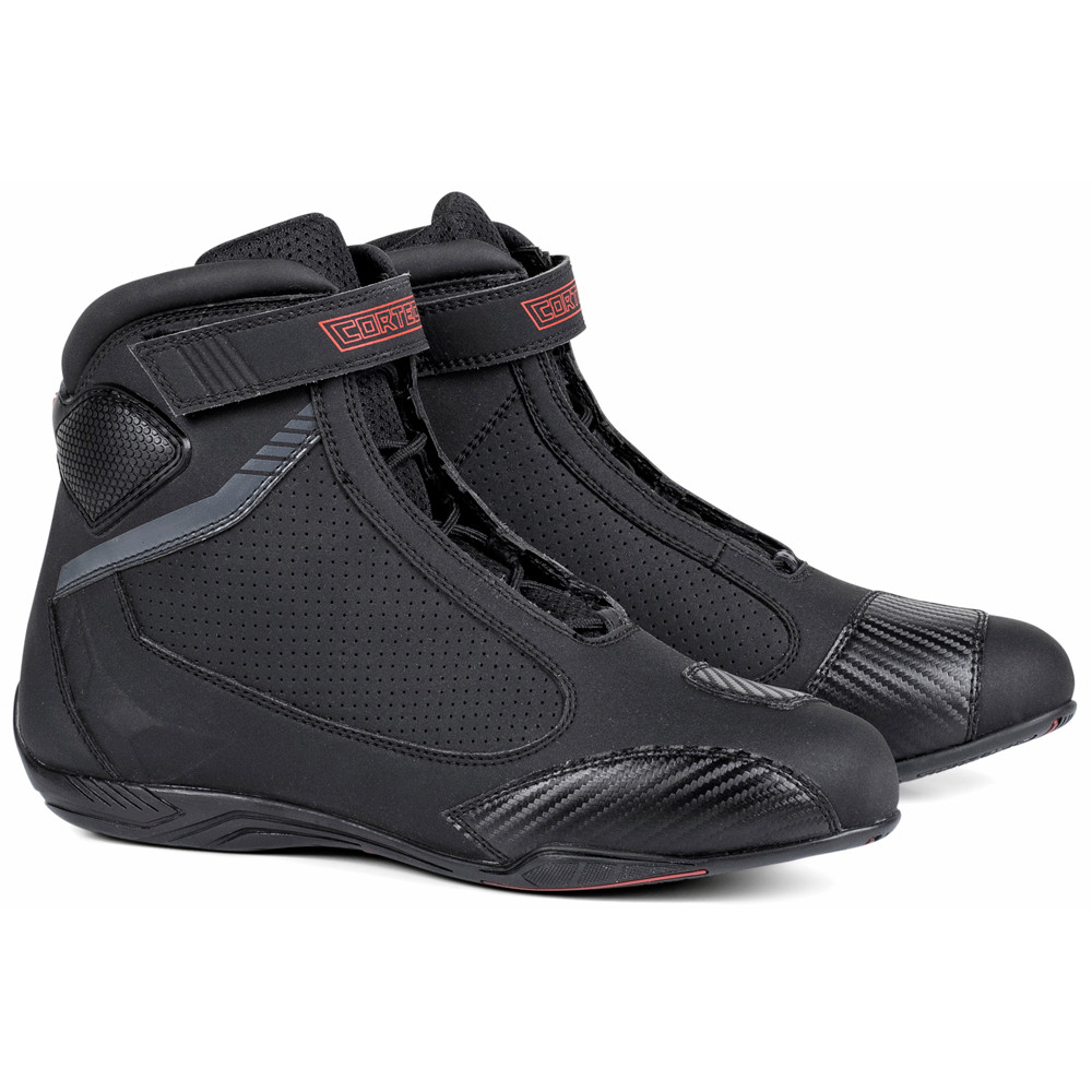 SUPORT T ブラック Cortech Chicane Air Shoe [Limited Sizes] - Sportbike Track Gear