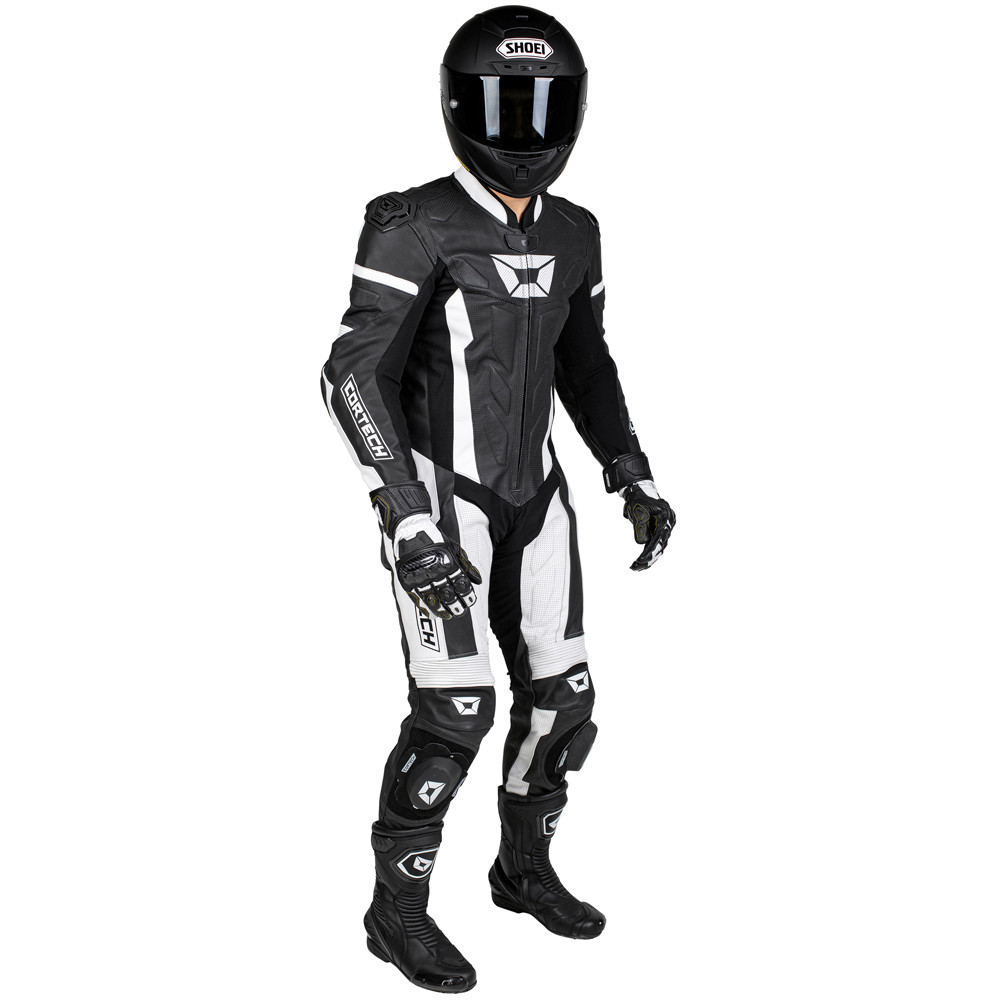 Cortech Apex V1 One Piece Leather Race Suit - Sportbike Track Gear