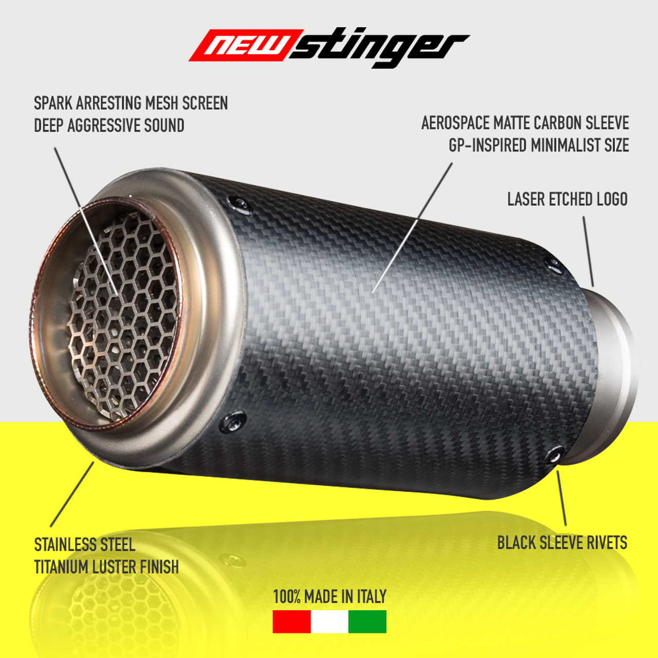 Hotbodies Racing Yamaha R1 2015-2025 MGP Stinger Exhaust