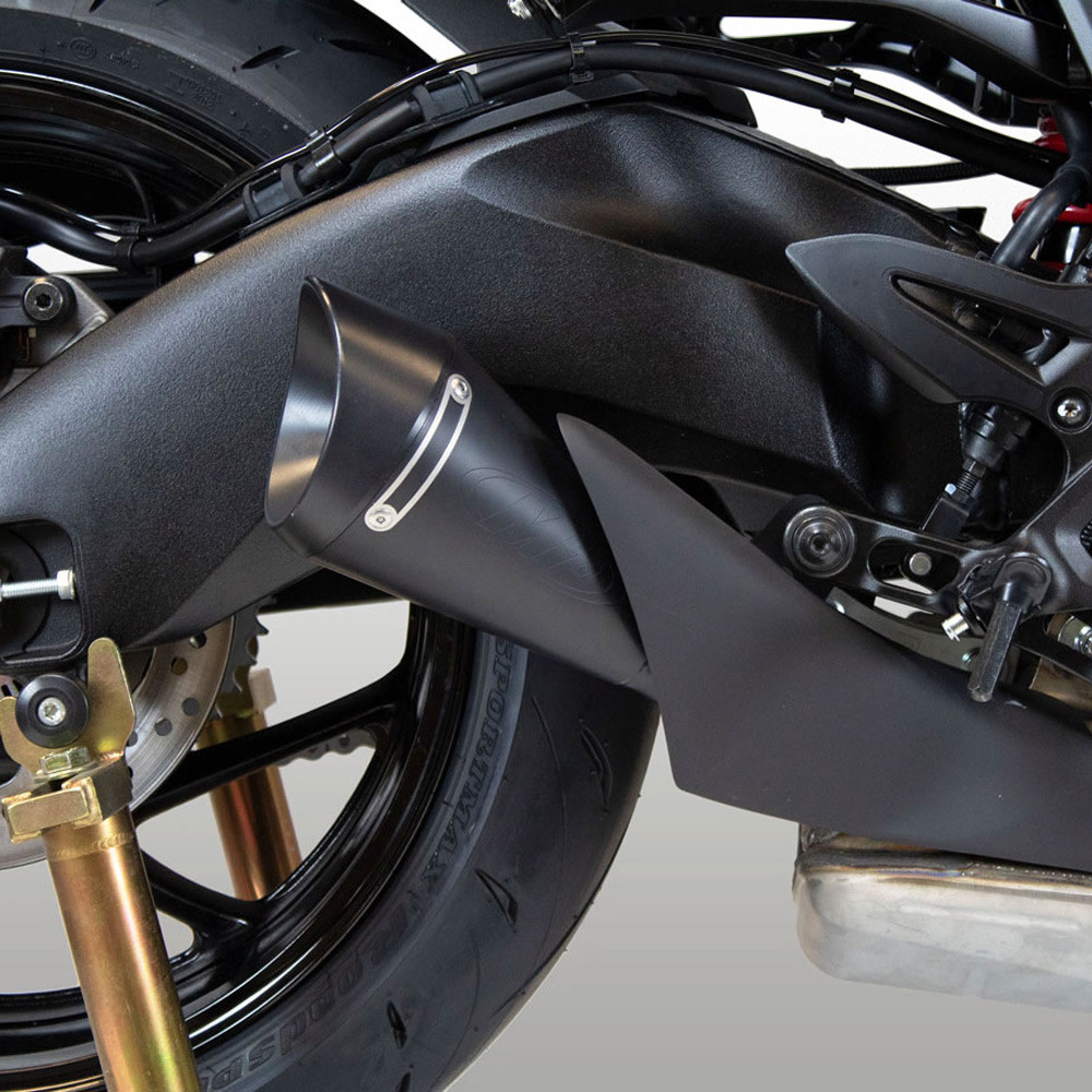 オーダー M4 Suzuki Katana 2020 Black GP19 Slip On Exhaust - Sportbike Track