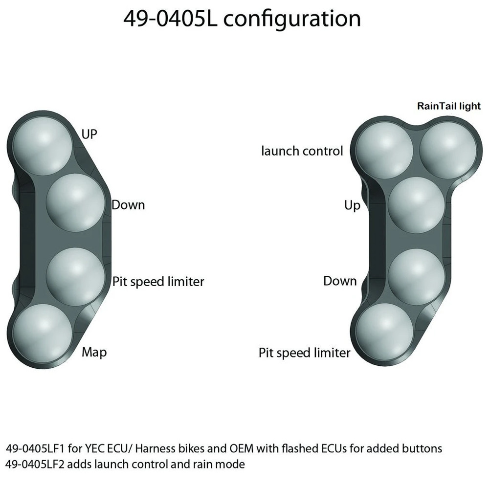 Woodcraft Yamaha YZF-R6 17-23 LH Race Handlebar Switch - Sportbike