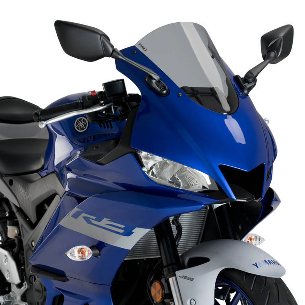 yzf-r1 2020- puig スモークスクリーン Puig R Racing Windscreen Yamaha R1 2020-2025