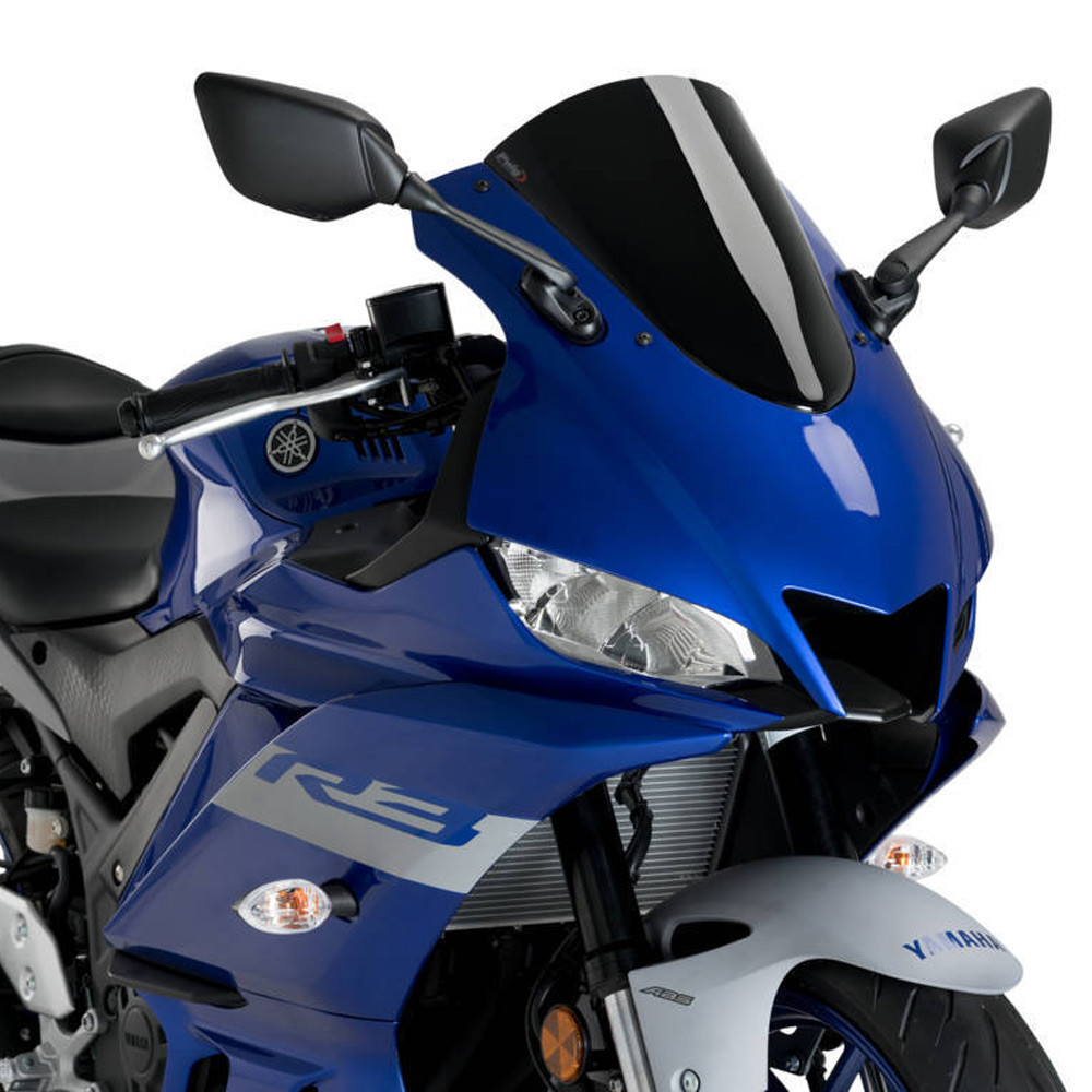 Puig R-Racer Windscreen Yamaha R3 2019-2026