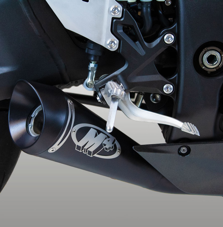 M4 Kawasaki ZX10R 2021-2026 Black GP19 Slip On Exhaust