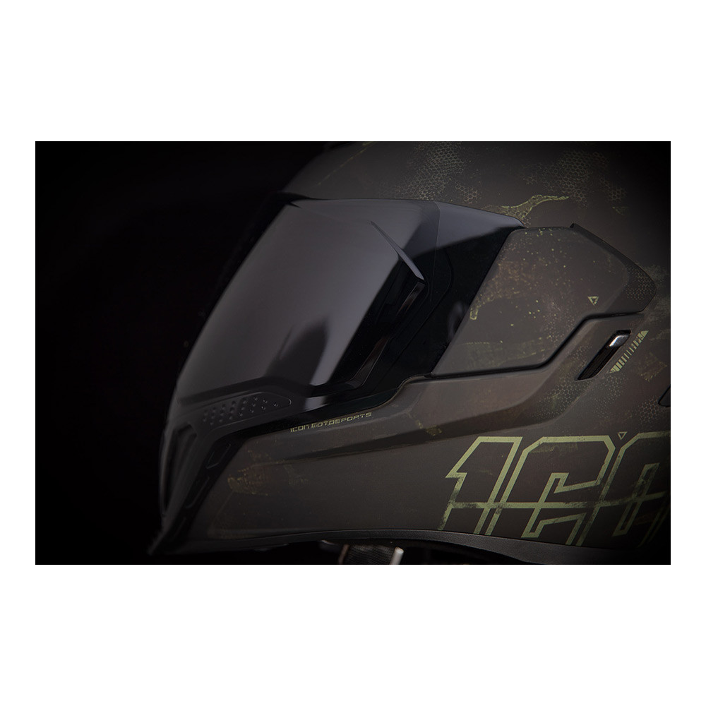 icon airflite mips helmet stealth Dark Motorcycle - Matt Black / 59-60cm replace it with the Airflite visor and the helmet goes from street to dirt in a matter of moments Icon Airflite MIPS Demo Helmet