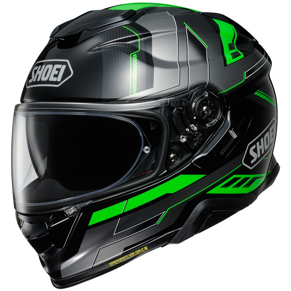 GT-Air II Aperture グリーン Shoei GT-Air II Aperture Helmet Large & X-Large - Sportbike Track Gear