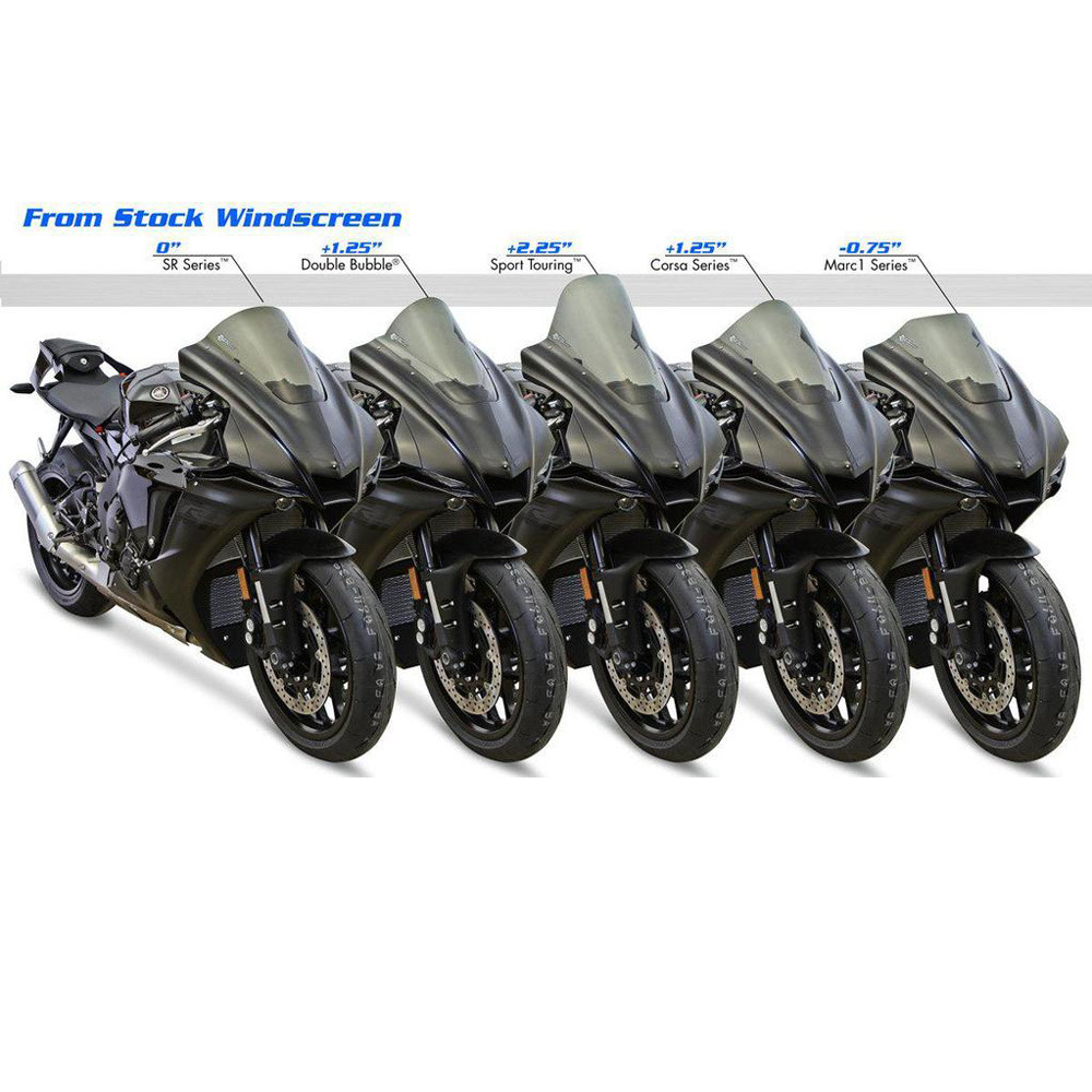 Zero Gravity Yamaha R1 2021-2026 Corsa Windscreen